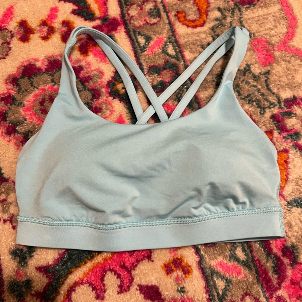 NEVER WORN.. lululemon blue energy bra